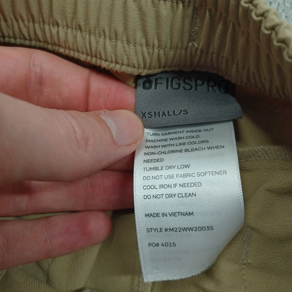 Figs Pants Mens XS Brown Pro Utility Nursing Drawstring Pockets Medical‎